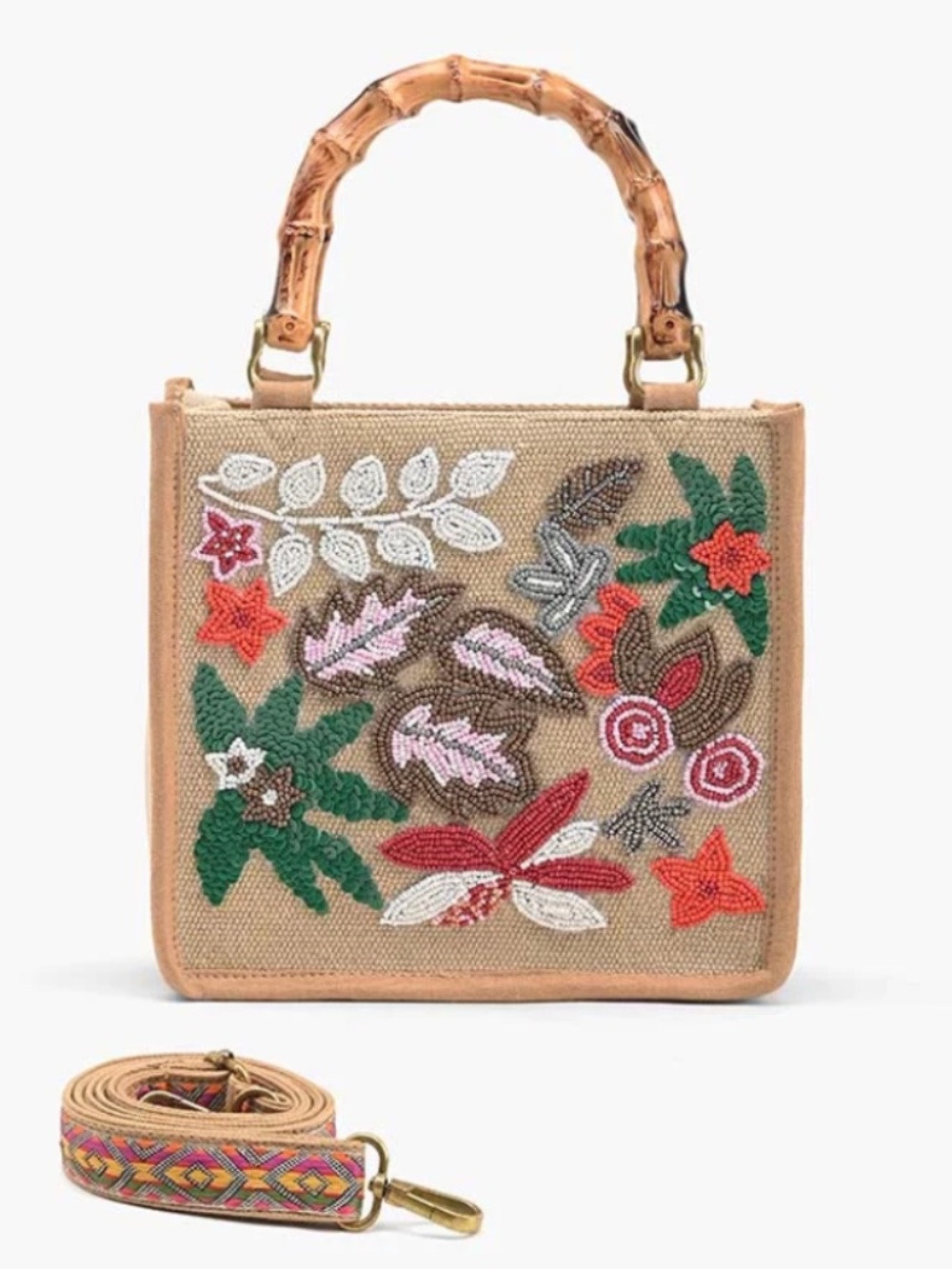 America & Beyond Midsummer Embellished Crossbody Bag